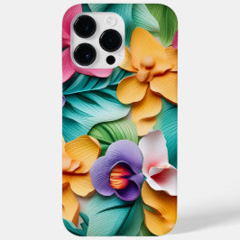 Funda Para iPhone 14 Pro Max De Case-Mate FLORES DE ÓRQUIDOS DE TIPO 3-D DE COLOR bonito