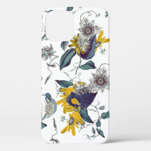Funda Para iPhone 12 Flores de pasión romántica y vintage