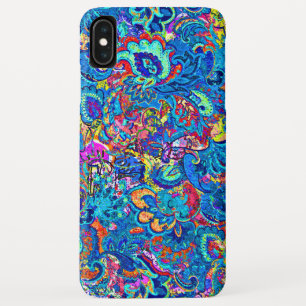 Funda Para iPhone XS Max Flores de pintura abstracta de color