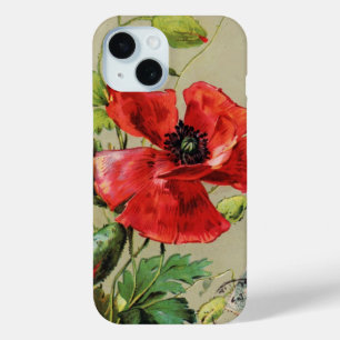 TITLE_SEO2 FLORES DE POBRE ROJO VINTAGE EN GRIS