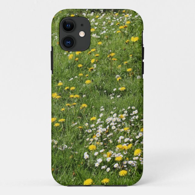 Funda De Case-Mate Para iPhone Flores de pradera (Reverso)