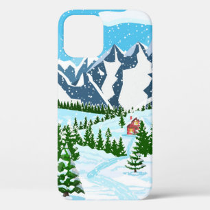 Funda Para iPhone 12 Flores de pradera de verano de color acuarela sin