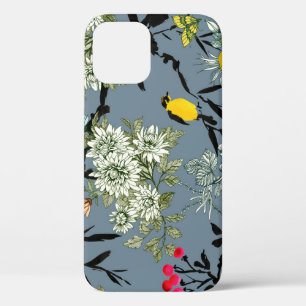 Funda Para iPhone 12 Flores de prados Rowan fondo transparente