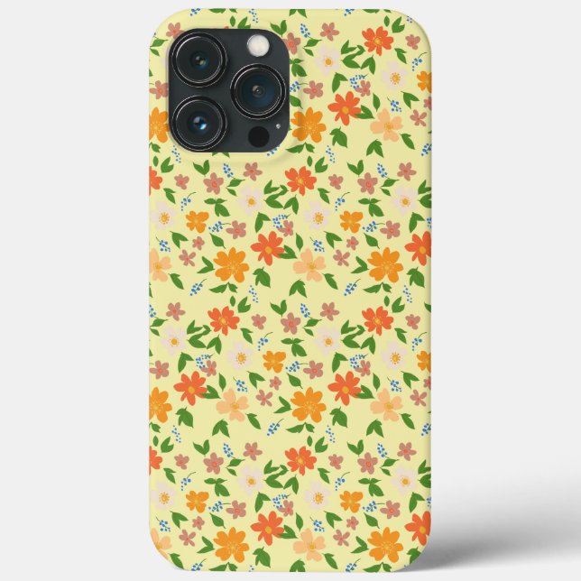 Funda De Case-Mate Para iPhone Flores de primavera (Reverso )