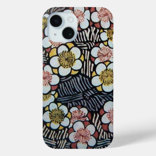 FUNDA PARA iPhone 15 FLORES DE PRIMAVERA BLANCA/HAIKU