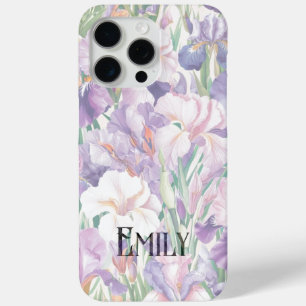Funda Para iPhone 15 Pro Max Flores de primavera de color pastel brillante eleg