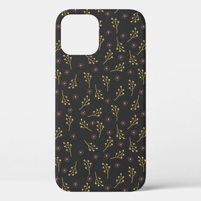 Funda De Case-Mate Para iPhone Flores de primavera de estampado floral (Reverso )