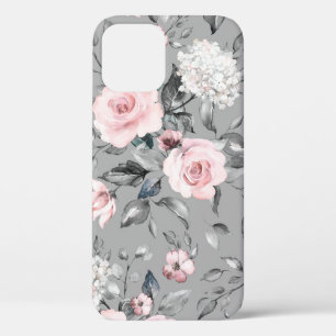Funda Para iPhone 12 Flores de primavera dibujan la mano