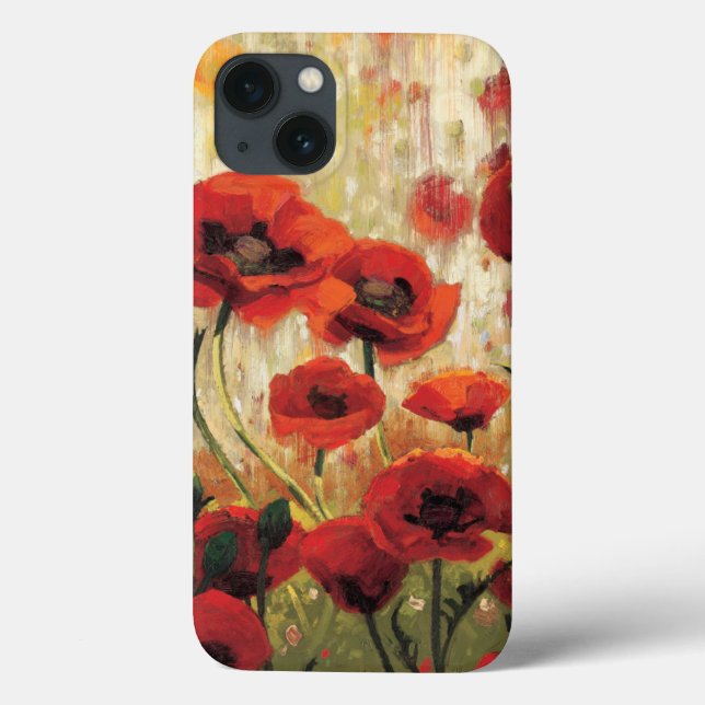 Funda De Case-Mate Para iPhone Flores de primavera en un jardín (Reverso)