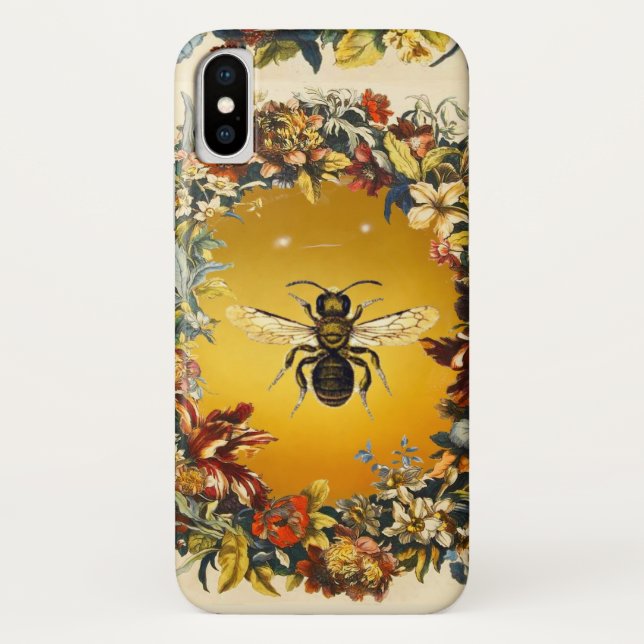 FUNDA DE Case-Mate PARA iPhone FLORES DE PRIMAVERA HIDROPEZA / MANTENIMIENTO DE A (Reverso)