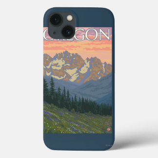 Funda Para iPhone 13 Flores de primavera - Poster de Viajes de época