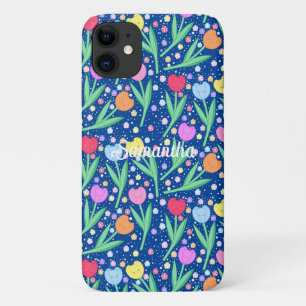 Funda Para iPhone 11 Flores de tulipanes coloridas