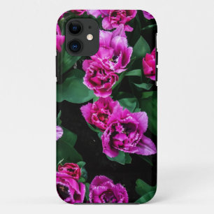 Funda Para iPhone 11 Flores de tulipanes rosados