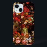 Funda Para iPhone 15 Flores de vida en una caja de Vincent van Gogh<br><div class="desc">Vase con Poppies, Cornflowers, Peonies and Chrysanthemums de Vincent van Gogh es una pintura vintage de arte fino post impresionismo todavía de vida floral. Un ramo de flores de primavera cortadas en un jarrón. Sobre el artista: Vincent Willem van Gogh (1853-1890) fue uno de los pintores más famosos del Post...</div>