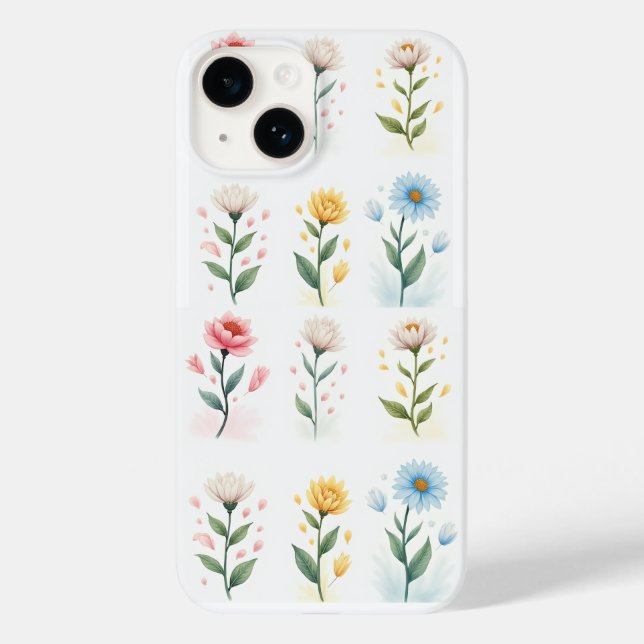 Funda De Case-Mate Para iPhone Flores de viento (Reverso )