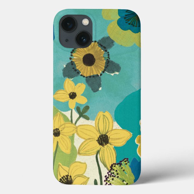 Funda De Case-Mate Para iPhone Flores decorativas del jardín (Reverso)