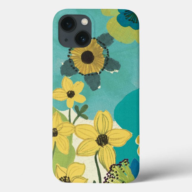 Funda De Case-Mate Para iPhone Flores decorativas del jardín (Reverso)