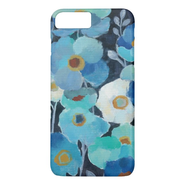 Funda De Case-Mate Para iPhone Flores del añil (Reverso)