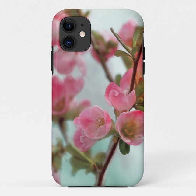Funda De Case-Mate Para iPhone Flores del membrillo (Reverso)