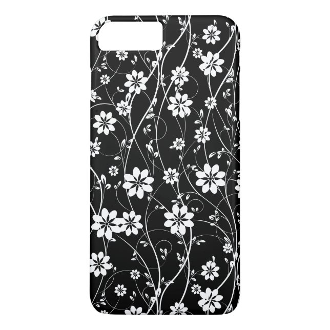 Funda De Case-Mate Para iPhone Flores Delicadas Blancas (Reverso)