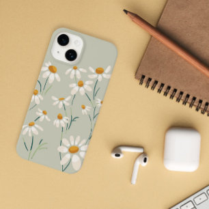 Funda Para iPhone 14 De Case-Mate Flores Delicadas De Chamomile, Estética Y Salvaje