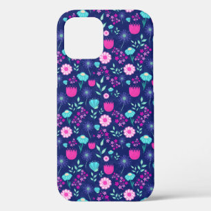 Funda Para iPhone 12 Flores delicadas y detalles botánicos