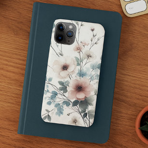 Funda Para iPhone 11 Pro Max Flores delicadas y sofisticadas de acuarela
