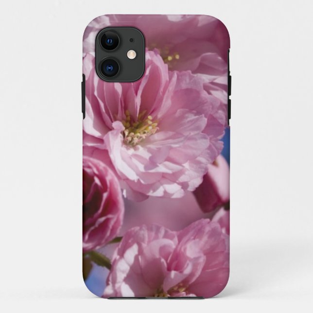 Funda De Case-Mate Para iPhone Flores Dichosas (Reverso)