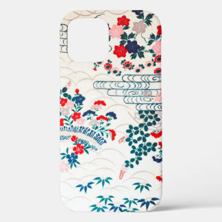 Funda Para iPhone 12 Flores, diseño japonés