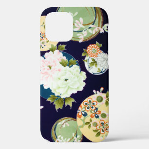 Funda Para iPhone 12 Flores, diseño japonés