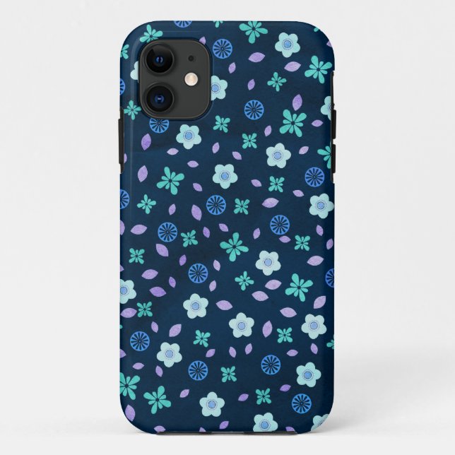 Funda De Case-Mate Para iPhone Flores dispersas (Reverso)