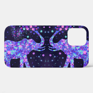 Funda Para iPhone 12 Flores elefantes - Añadir tu imagen / texto / nomb