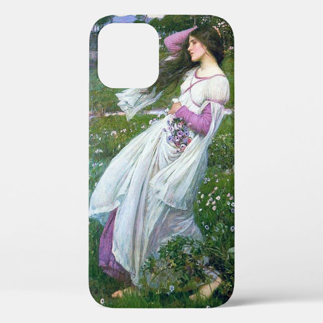 Funda De Case-Mate Para iPhone Flores en el viento, John William Waterhouse (Reverso )