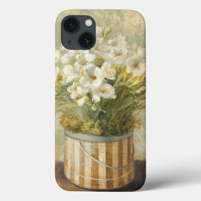 Funda De Case-Mate Para iPhone Flores en una caja Gorra (Reverso)