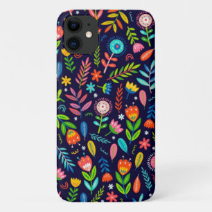 Funda Para iPhone 11 Flores exóticas pintadas a mano deja el patrón-234