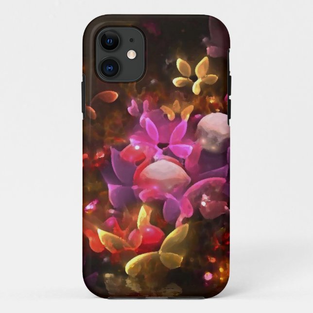 Funda De Case-Mate Para iPhone flores fantasia_iphone (Reverso)