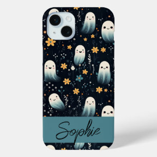 Funda Para iPhone 15 Mini Flores fantasma