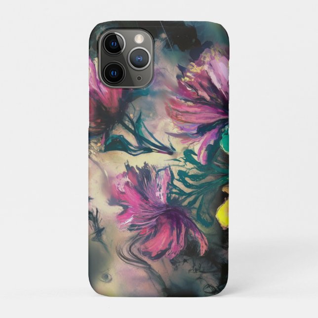 Funda De Case-Mate Para iPhone Flores florecientes (Reverso)