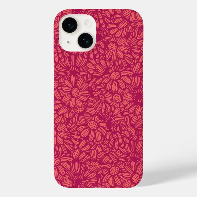Funda De Case-Mate Para iPhone Flores florecientes (Reverso )
