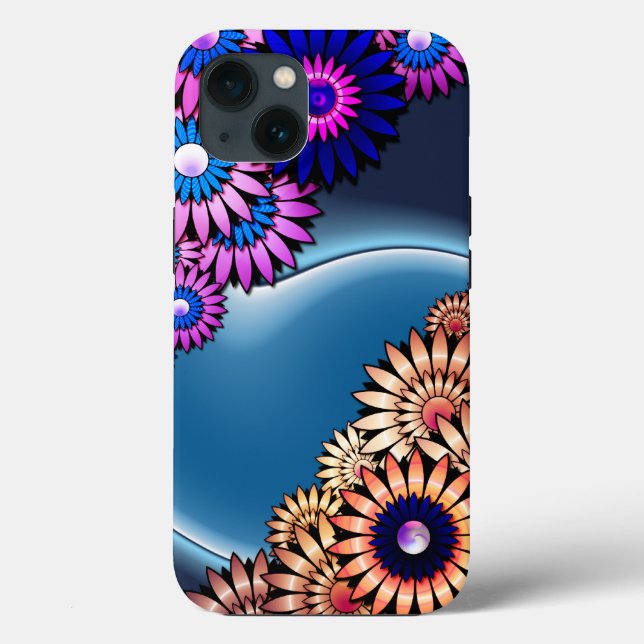Funda De Case-Mate Para iPhone Flores Funky Blandas (Reverso )