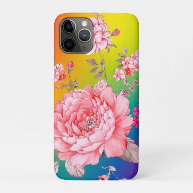 Funda De Case-Mate Para iPhone Flores hermosas (Reverso)