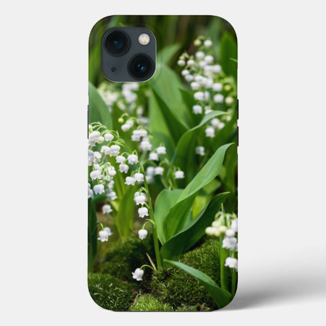 Funda De Case-Mate Para iPhone Flores | Lily del Valle de Suecia (Reverso )