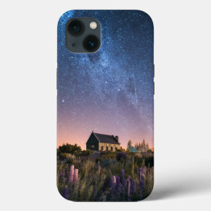 Funda Para iPhone 13 Flores   Lupines Blooming Lake Tekapo Nueva Zeland