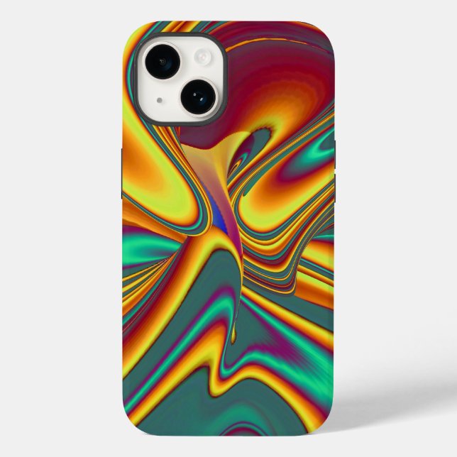 Funda De Case-Mate Para iPhone Flores Mágicas de Primavera Verano Otoño (Reverso )