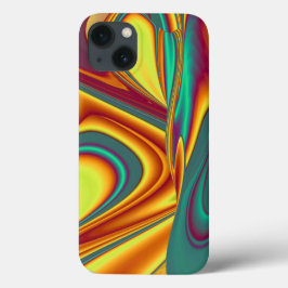 Funda Para iPhone 13 Flores Mágicas de Primavera Verano Otoño