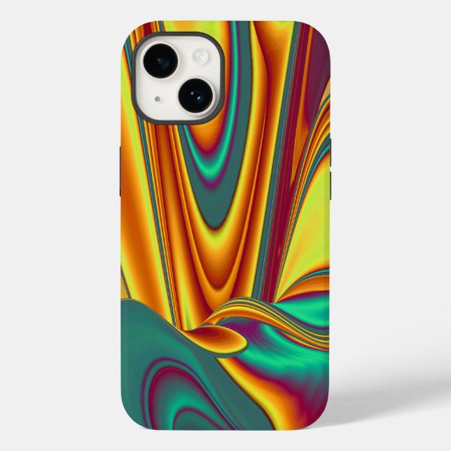 Funda De Case-Mate Para iPhone Flores Mágicas de Primavera Verano Otoño (Reverso )
