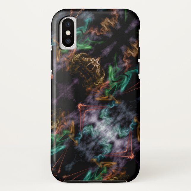 Funda De Case-Mate Para iPhone Flores místicas (Reverso)