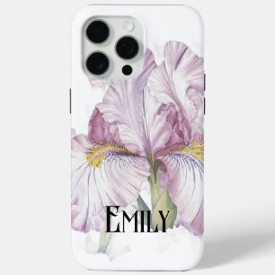 Funda Para iPhone 15 Pro Max Flores modernas y lindas de lavanda de primavera