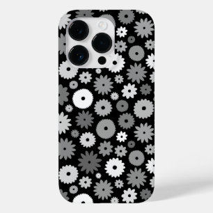 Funda Para iPhone 14 Pro De Case-Mate Flores monocromas repiten patrón