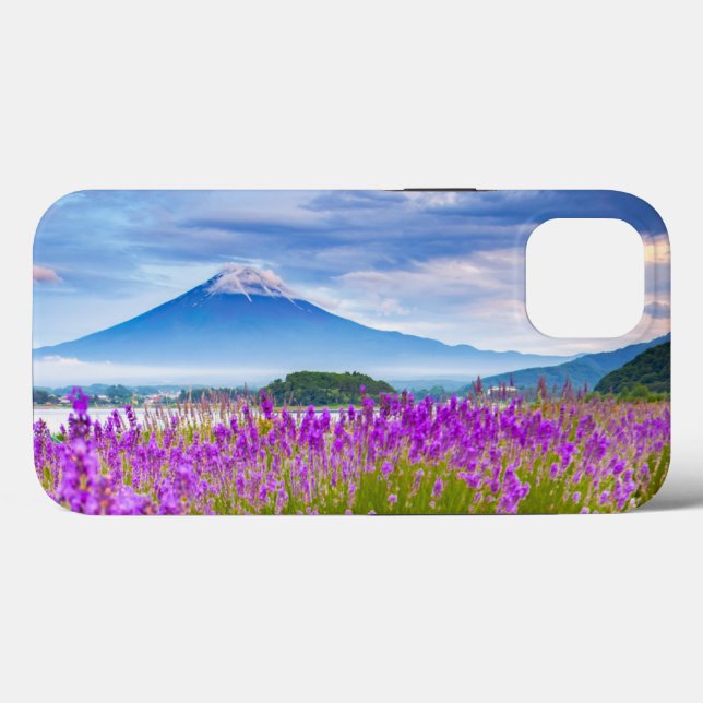 Funda De Case-Mate Para iPhone Flores | Monte Fugi Japón (Reverso (Horizontal))